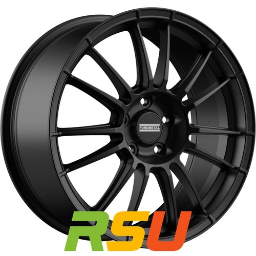 Fondmetal 9rr matt black - black, 8x18"